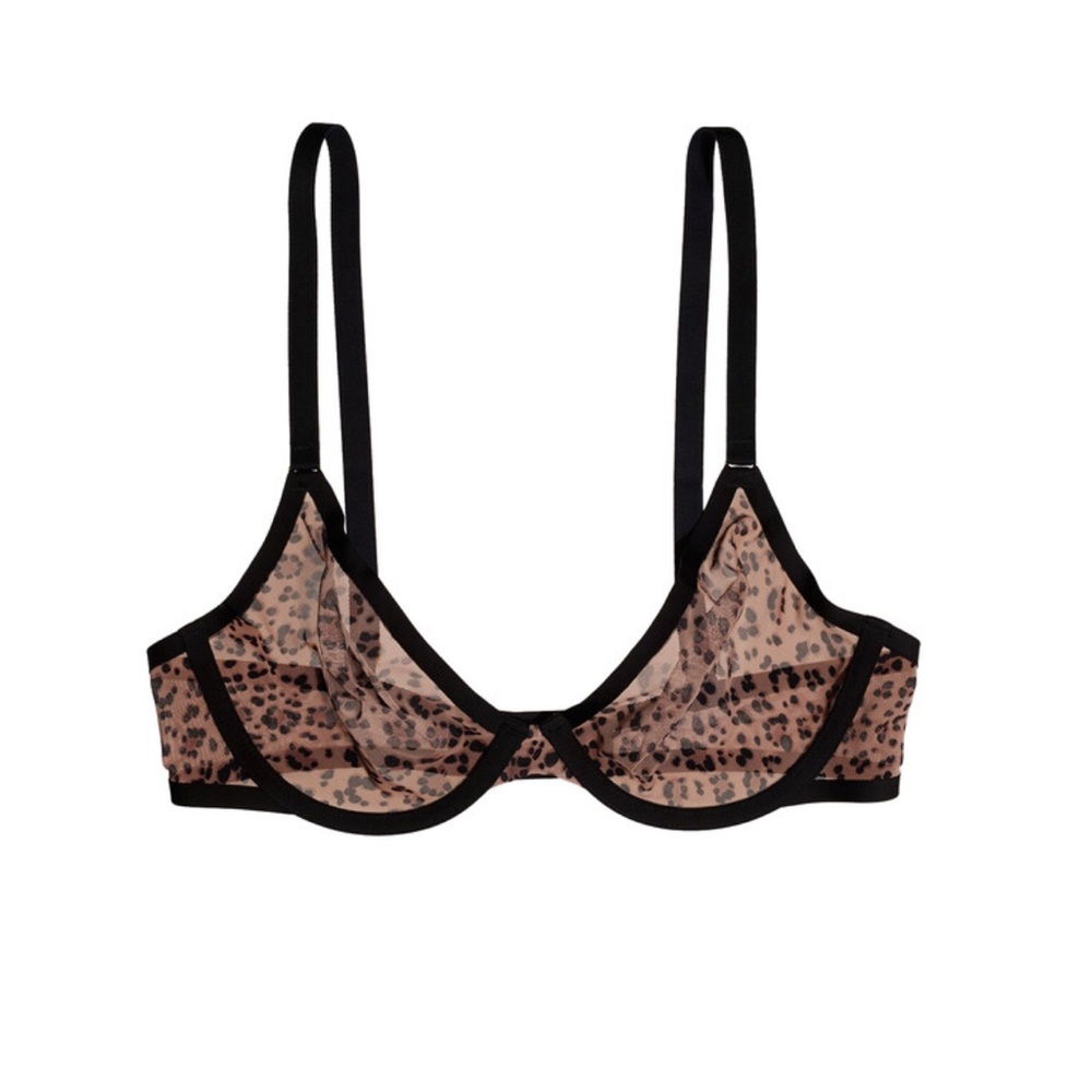 CUUP Plunge mesh bra